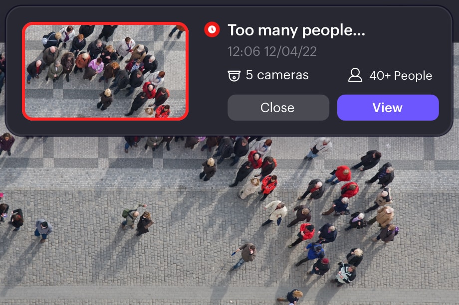 Managing crowds